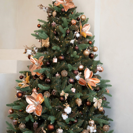 Choinka sztuczna Premium Royal Trees 220 cm świerk syberyjski z stojakiem, drzewko PE