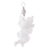 Zawieszka choinkowa biały aniołek na choinkę 13 cm