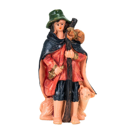 Figurki do szopki bożonarodzeniowej 10 szt. z żywicy zestaw święta