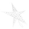 Gwiazda świąteczna papierowa 3D 60 cm zawieszka choinkowa biała