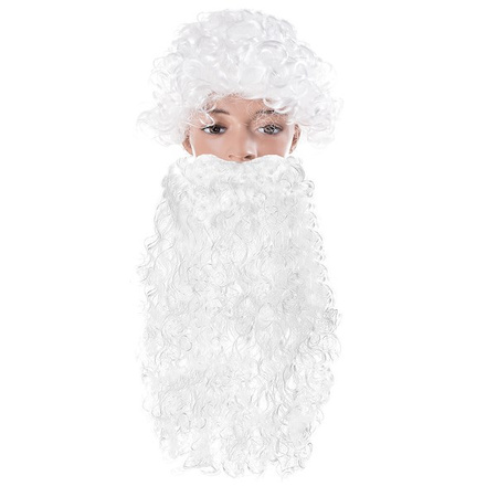 Peruka+broda Świętego Mikołaja mikołajki