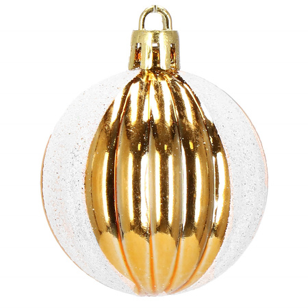 Bombki choinkowe 149 szt. ozdoby świąteczne zestaw złoty
