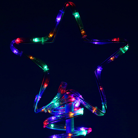 Choinka na zewnątrz 192 Led multikolor 8m wąż świetlny IP44