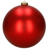 Bombki choinkowe, nietłukące 6 szt. dekoracje świąteczne 15 cm czerwone