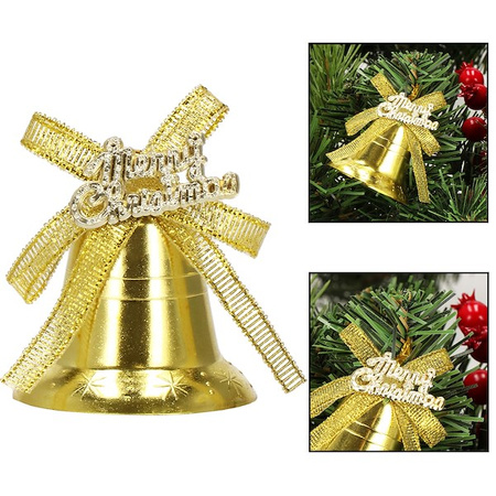 Zawieszka choinkowa 3 szt. ozdoba świąteczna dzwoneczki bombki na choinkę