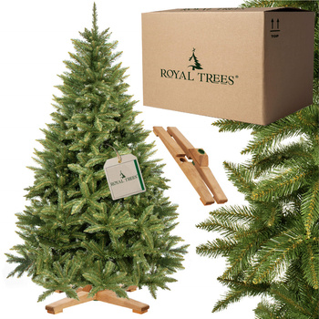 Choinka sztuczna Premium Royal Trees 220 cm świerk kaukaski z stojakiem, drzewko