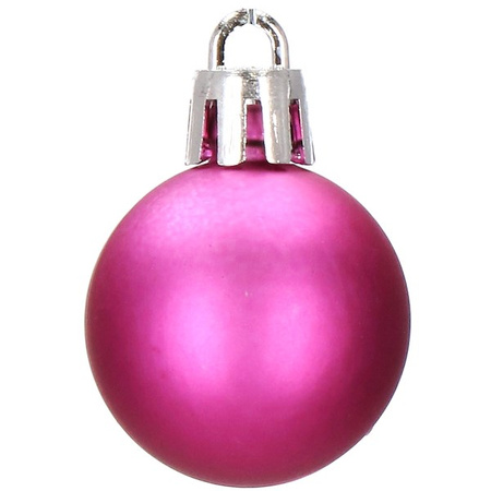 Bombki choinkowe 101 szt. ozdoby świąteczne zestaw biały, różowy