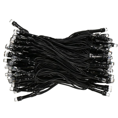 Lampki choinkowe biały ciepły 120 Led z programatorem na baterie