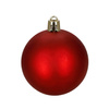 Bombki choinkowe 40 szt. komplet dekoracje świąteczne zawieszki nietłukące, czerwone