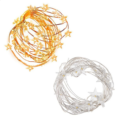 Lampki choinkowe 20 LED ciepły biały