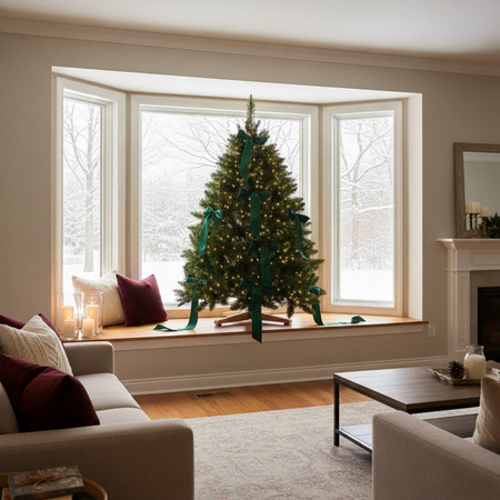 Sztuczna choinka jak żywa 150 cm sosna leśna Royal Trees premium z drewnianym stojakiem