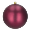 Bombki choinkowe 4 szt. ozdoby świąteczne zawieszki bordowe