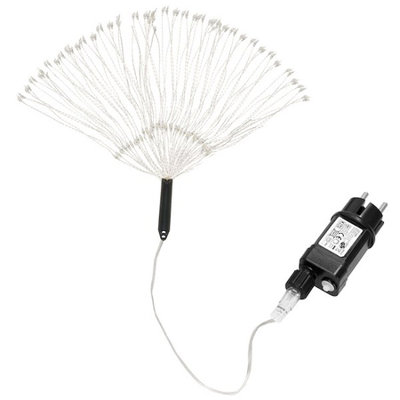 Lampki choinkowe eksplodująca gwiazda 100 LED biały ciepły