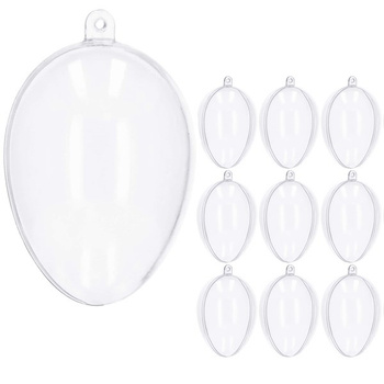 Bombki akrylowe 10 szt. 7 cm jajko faberge ozdoba decoupage