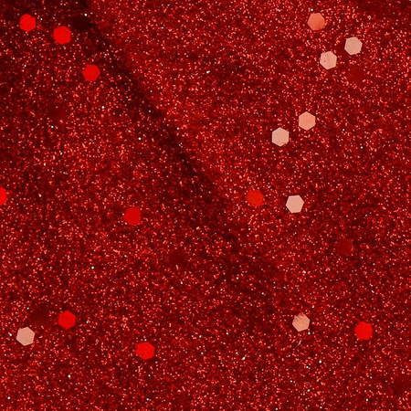 Kokardka świąteczna na choinkę 20 cm brokatowa zawieszka choinkowa czerowna