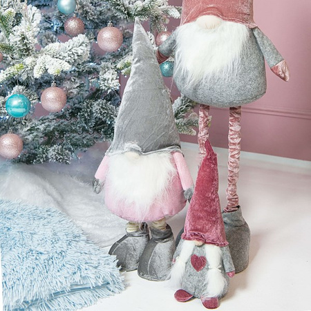 Bombki choinkowe 12 szt. ozdoby świąteczne różowy