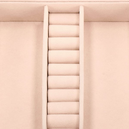 Kufer, szkatułka na biżuterię ekoskóra 16x16x11 cm czarny z szufladą i lusterkiem