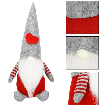 Para skrzatów 26cm ozdoba świąteczna, krasnal świąteczny, gnom
