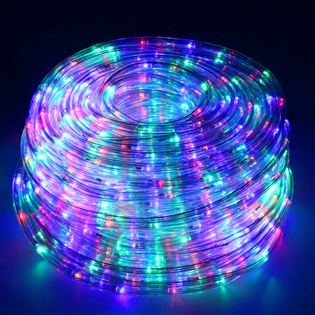 Wąż świetlny 240 Led multikolor 10m z programatorem IP44