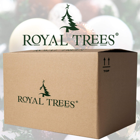 Choinka sztuczna Premium Royal Trees 220 cm świerk syberyjski z stojakiem, drzewko PE
