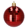 Bombki choinkowe 51 szt. ozdoby świąteczne zestaw czerwony