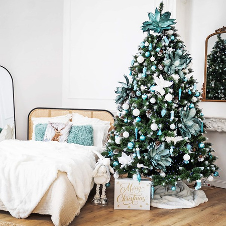 Choinka sztuczna, ośnieżona 220 cm Premium Royal Trees świąteczne drzewko, sosna diamentowa