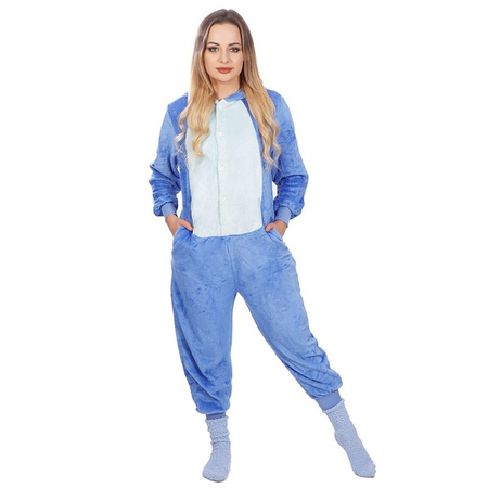 Piżama jednoczęściowa kigurumi damska kombinezon Stitch rozmiar M