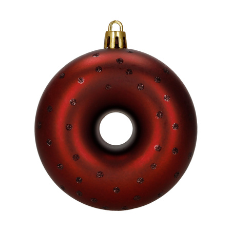 Bombki choinkowe 12 szt. komplet dekoracje świąteczne, nietłukące, czerwone