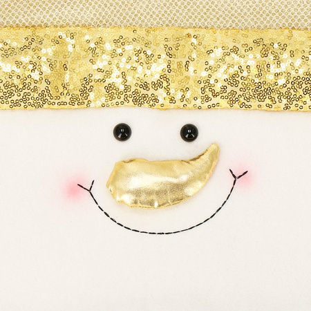 Poszewka na poduszkę 2 szt. 40x40 cm bałwan świąteczna