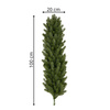 Świąteczna girlanda 100 cm choinkowa sztuczna łańcuch z gałązek na stół, kominek zielony