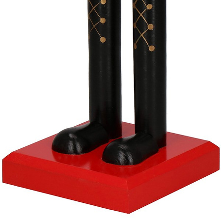 Dziadek do orzechów 120 cm drewniany żołnierzyk, król z berłem, figurka świąteczna