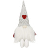 Skrzat 40 cm ozdoba świąteczna, siedzący krasnal świąteczny, gnom