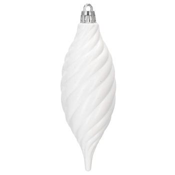 Bombki choinkowe 72 szt. biały zestaw choinkowy