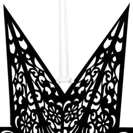 Gwiazda świąteczna papierowa czarna i lampki choinkowe 10 led zimny biały