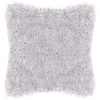 Poszewka dekoracyjna na poduszkę, włochacz 40x40cm jasny szary