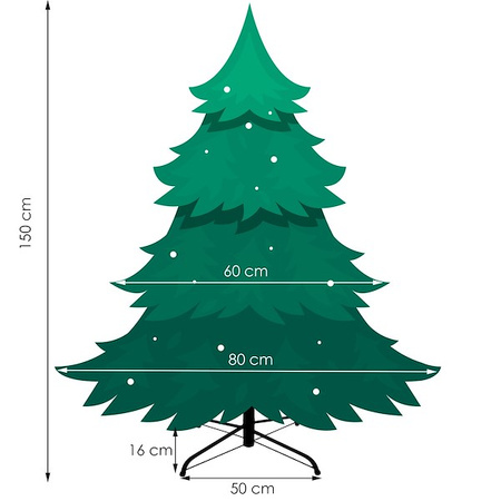 Choinka sztuczna premium 150 cm świerk naturalny