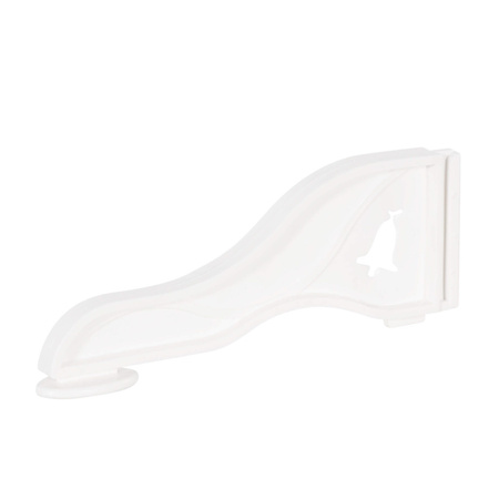 Choinka sztuczna 150 cm biała jodła jak żywa, nowoczesna, ze stojakiem