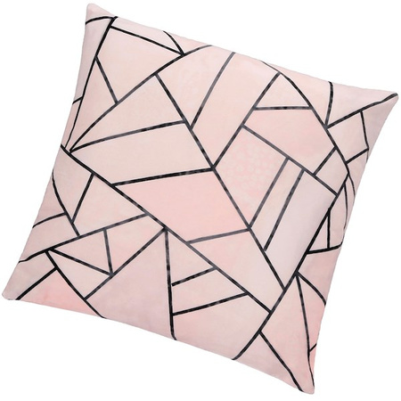 Poszewka dekoracyjna 40x40cm na poduszkę, jasiek różowy