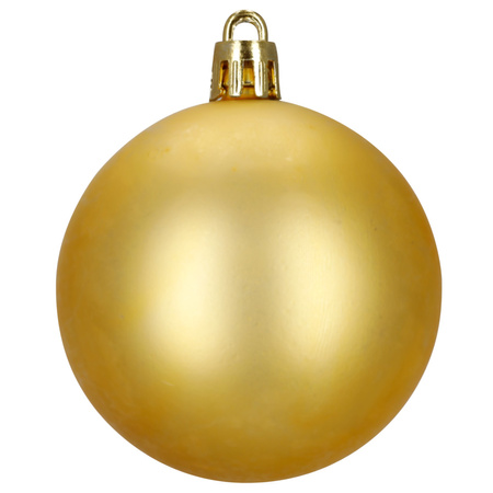 Bombki choinkowe, zestaw 100 szt. dekoracji do stroika nietłukące, złote