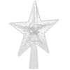 Czubek na choinkę świecąca gwiazda 10 Led szpic ciepły biały