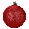 Bombki choinkowe, zestaw 100 szt. dekoracji do stroika nietłukące, czerwone