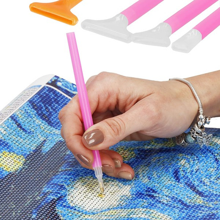 Haft diamentowy zestaw akcesoriów 22 szt. przybory do diamond painting