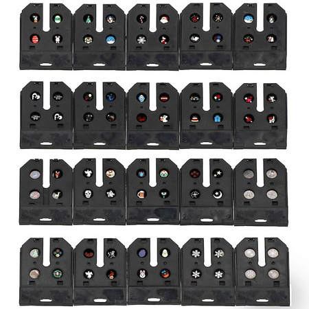 Świąteczny rzutnik laserowy, projektor na dom 20 motywów