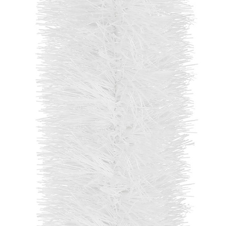 Łańcuch na choinkę 6m biały, girlanda choinkowa, średnica 15cm