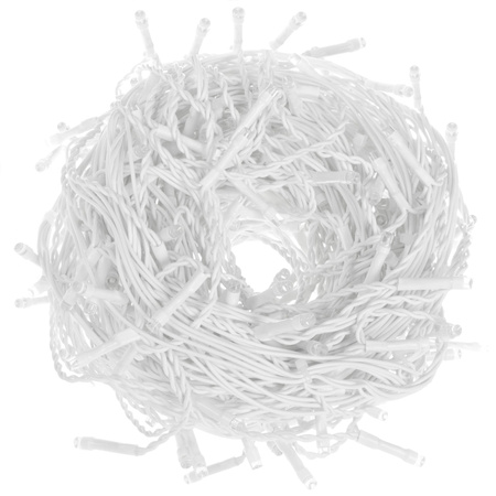 Kurtyna świetlna z pilotem 500 led girlanda, lampki wewnętrzno-zewnętrzne sople zimny biały