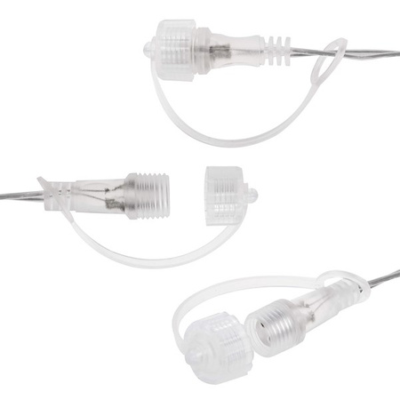 Kurtyna świetlna multikolor 92 Led lampki wewnętrzno-zewnętrzne gwiazdy z programatorem