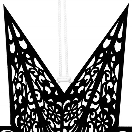 Gwiazda świąteczna papierowa czarna i lampki choinkowe 10 led ciepły biały