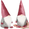 Skrzat 27 cm ozdoba świąteczna, welurowy krasnal świąteczny, gnom
