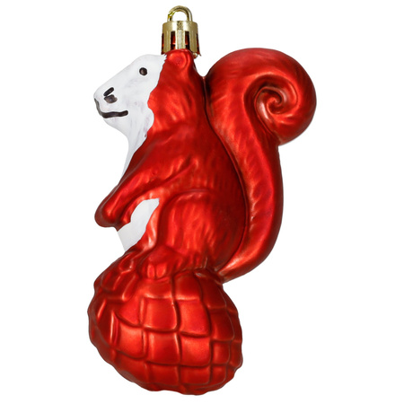 Bombki choinkowe 14 szt. ozdoby do girland i świątecznych aranżacji, czerwone