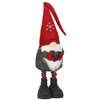 Skrzat 60-80 cm ozdoba świąteczna, krasnal świąteczny, gnom grafitowy na teleskopowych nóżkach